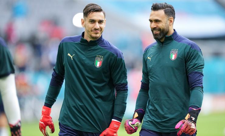 Meret e Sirigu in Nazionale 