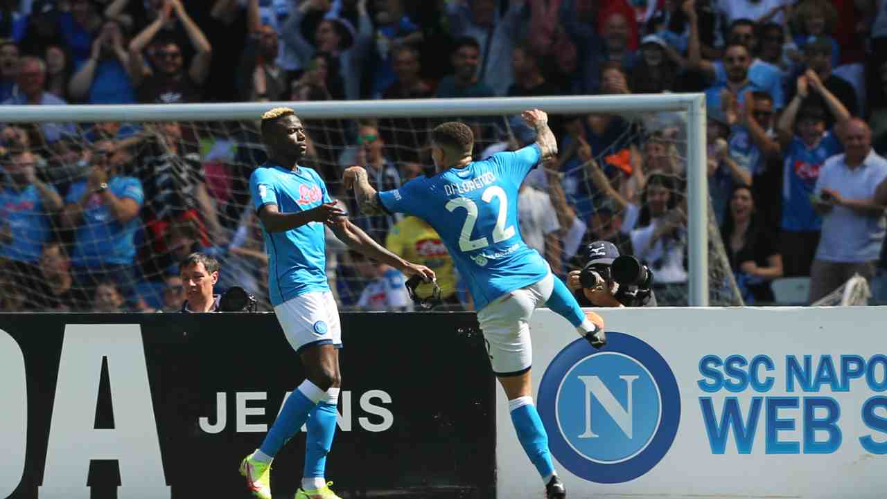 Napoli esultanza gol