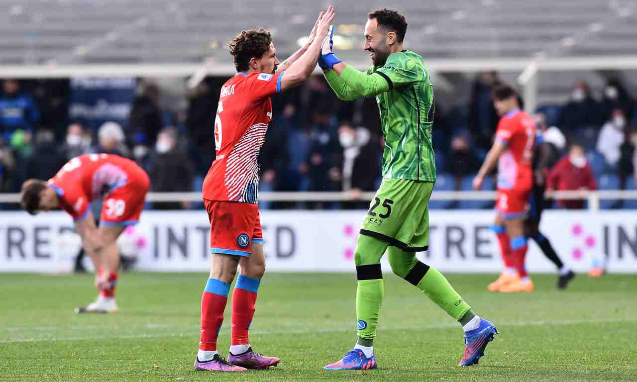 Ospina con Mario Rui 