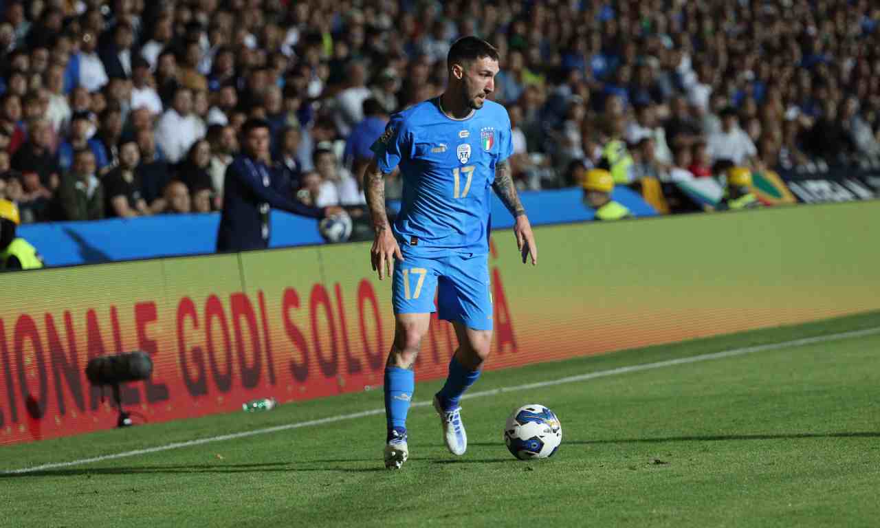 Politano con la maglia della Nazionale 