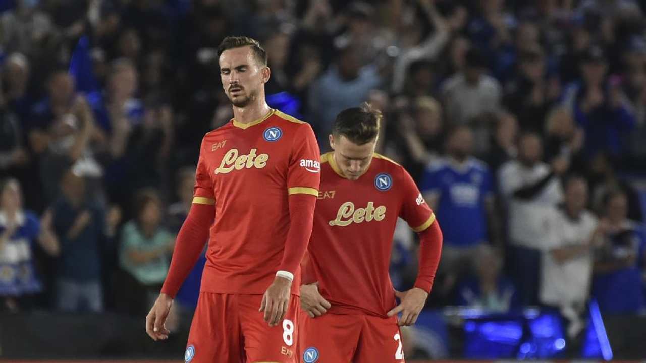 Fabian e Zielinski delusi dopo un gol subito