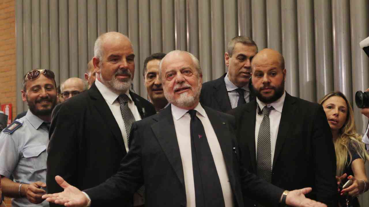 Aurelio De Laurentiis, presidente del Napoli