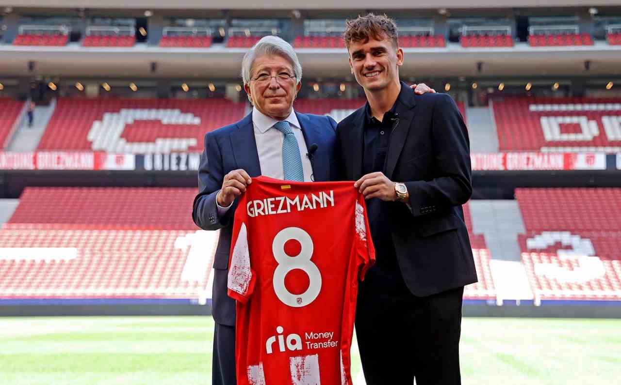 Enrique Cerezo con Griezmann