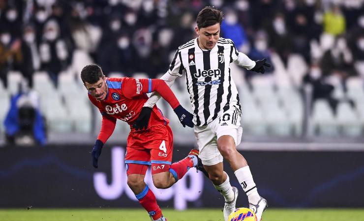 Demme e Dybala in Juventus-Napoli 