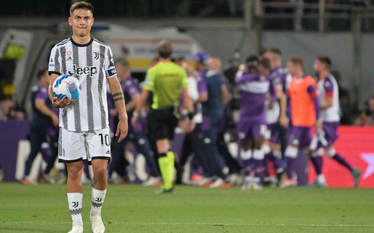 Dybala con la maglia della Juventus 