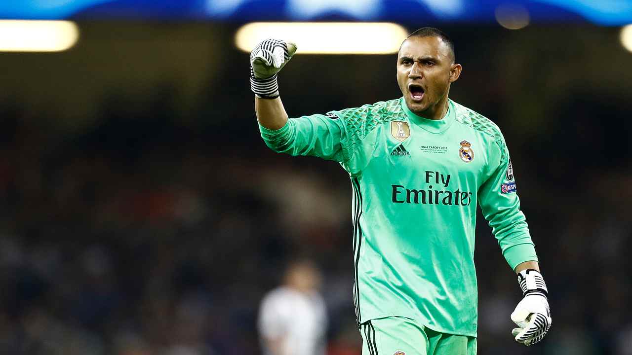 Keylor Navas esulta