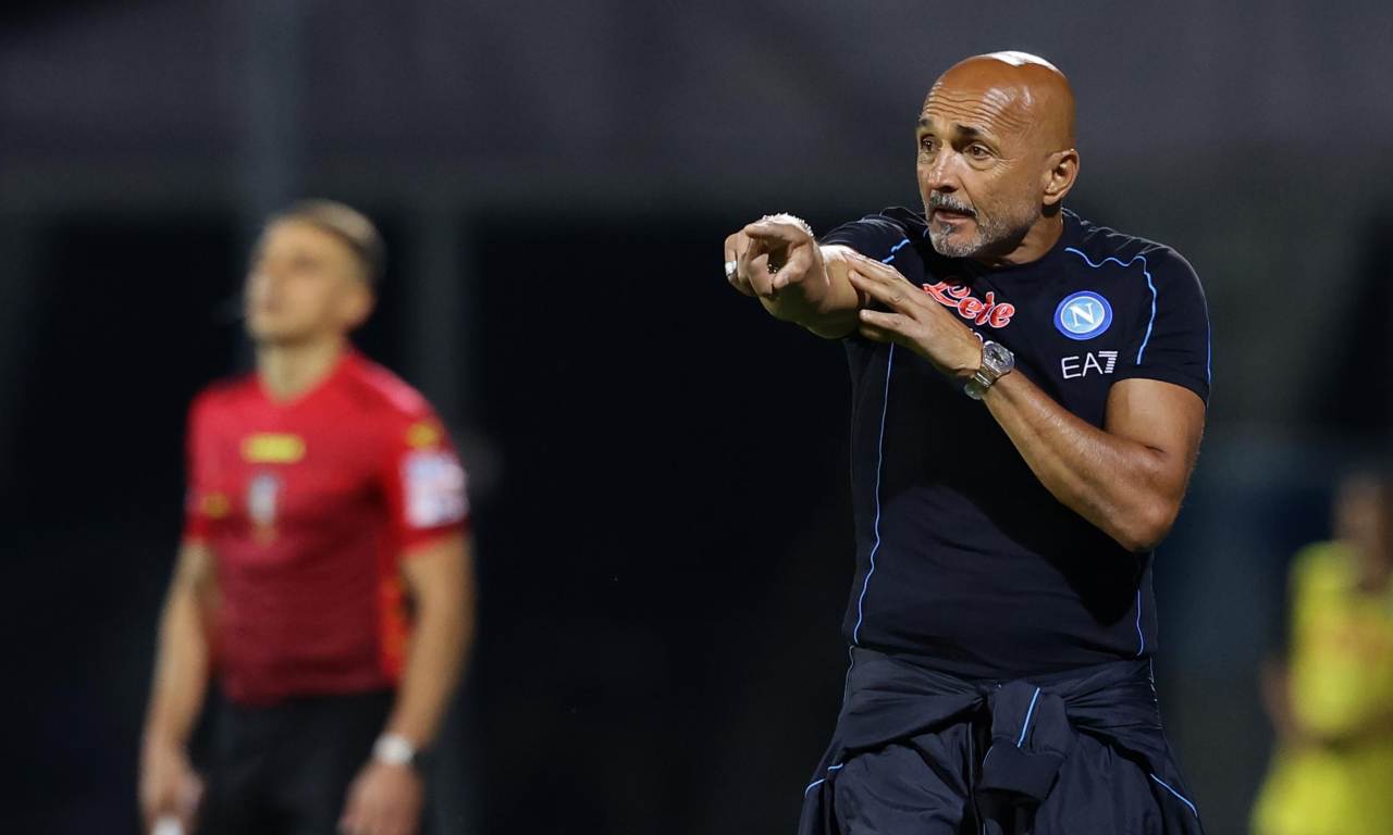 Spalletti dà indicazioni 