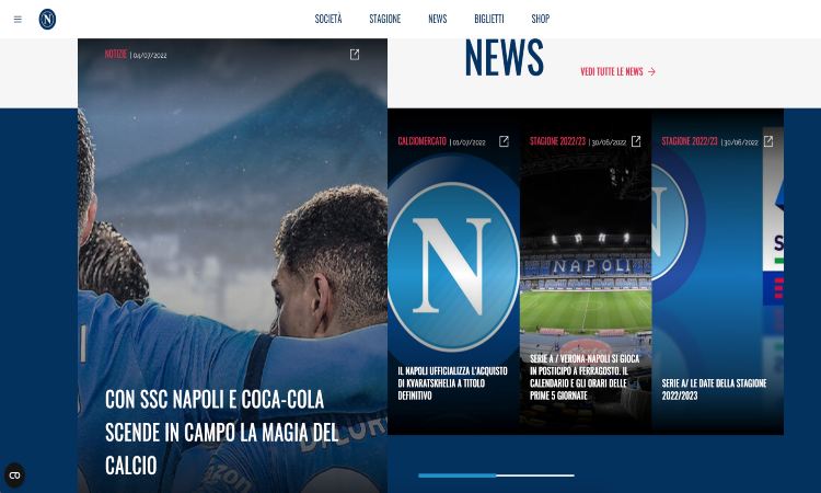 Napoli sito ufficiale