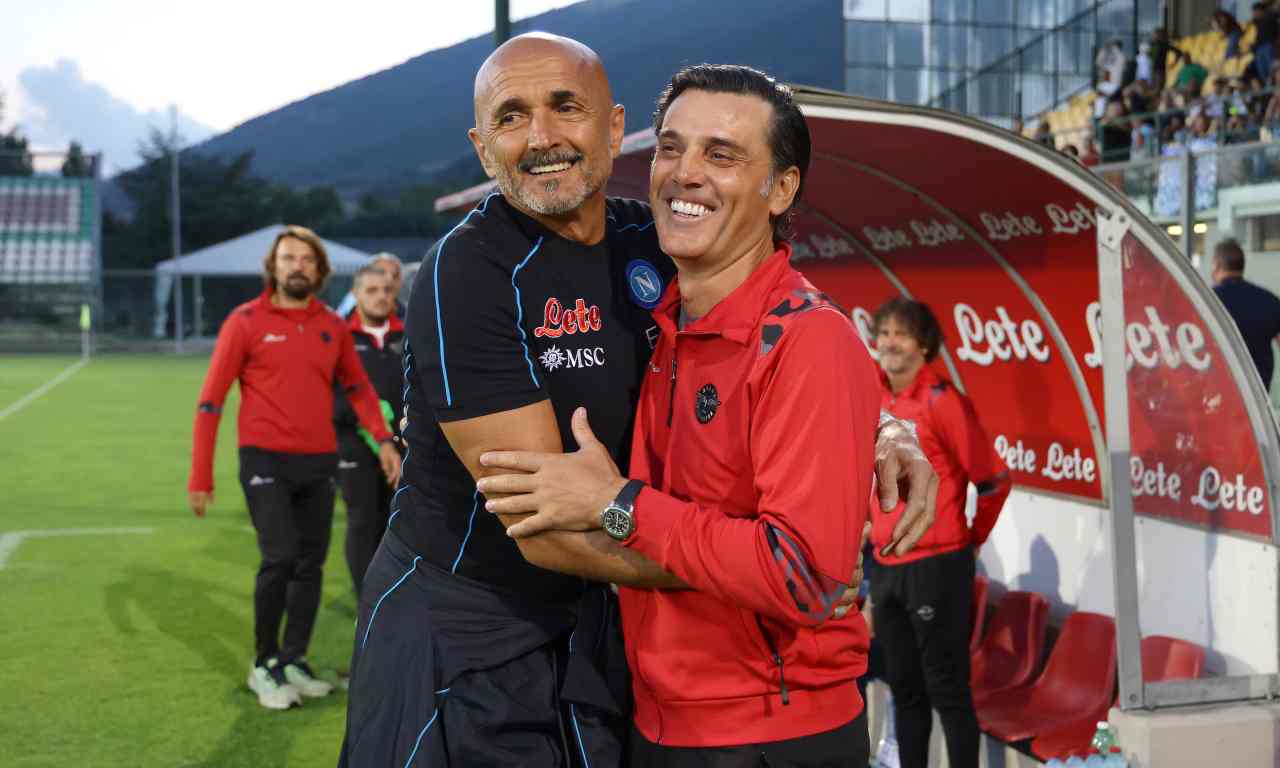 Spalletti con Montella