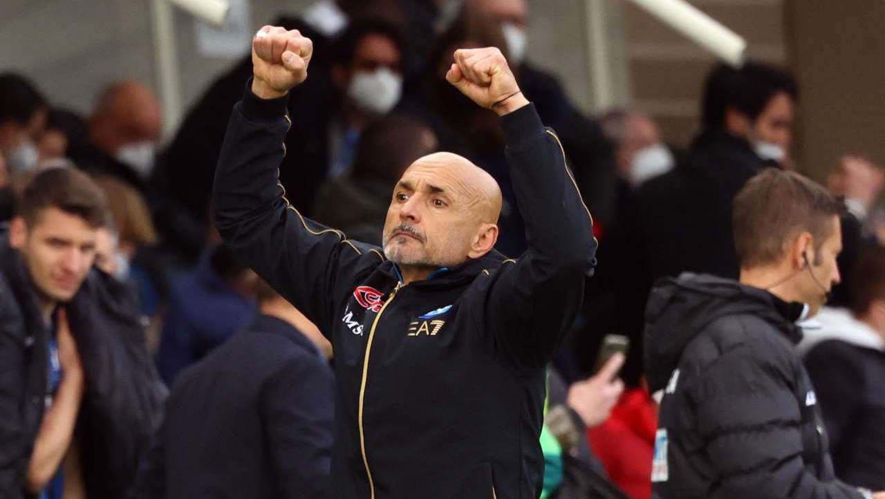 Spalletti esulta 