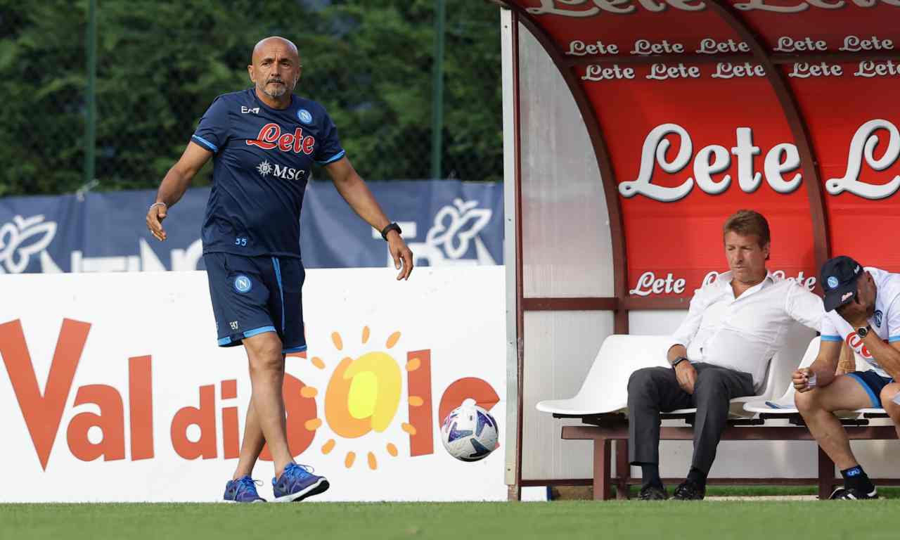 Spalletti dà indicazioni 