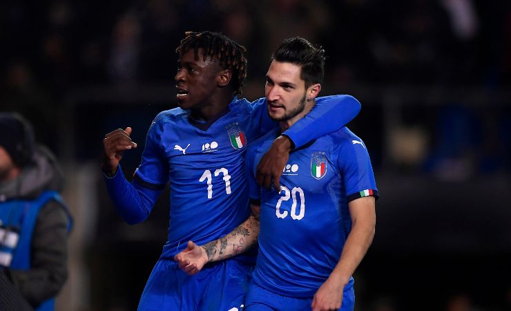 Kean e Politano in maglia Azzurra contro gli USA