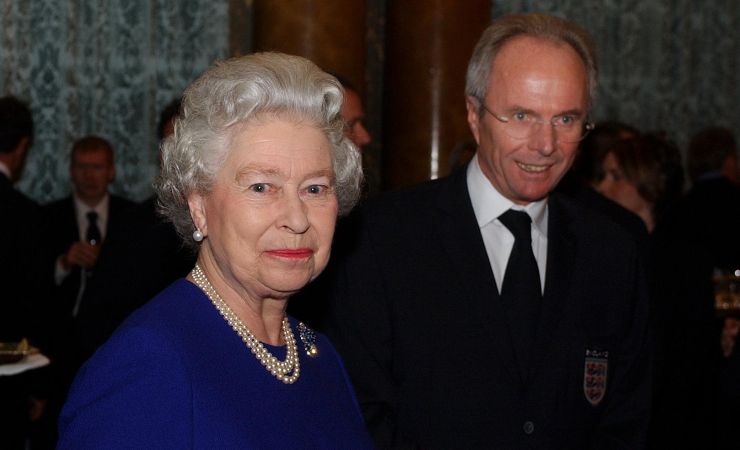 La regina Elisabetta riceve la Nazionale inglese