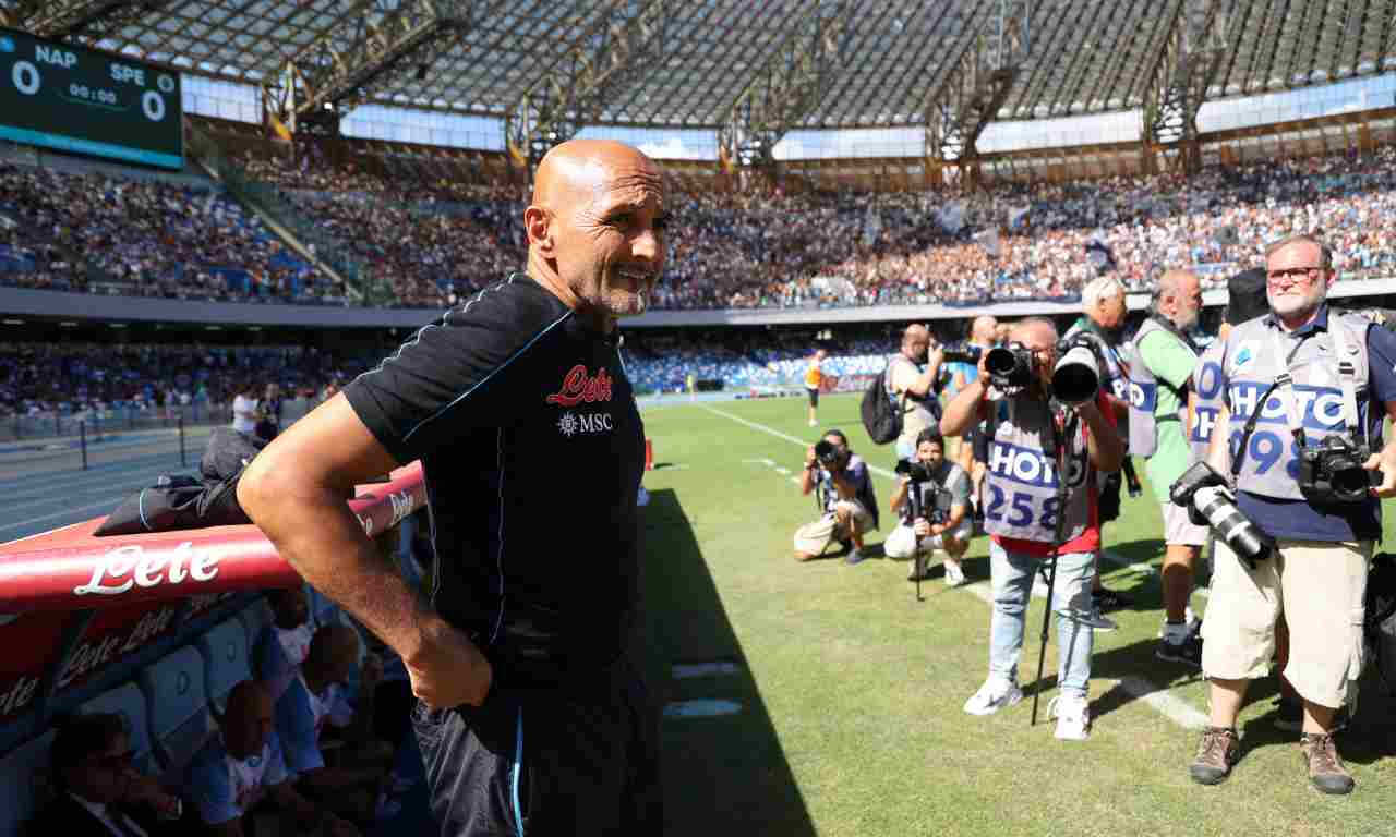 Spalletti al Maradona 