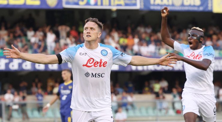 Piotr Zielinski, centrocampista del Napoli