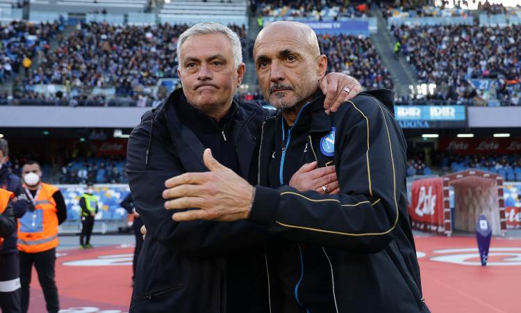 Napoli Roma Mourinho Spalletti