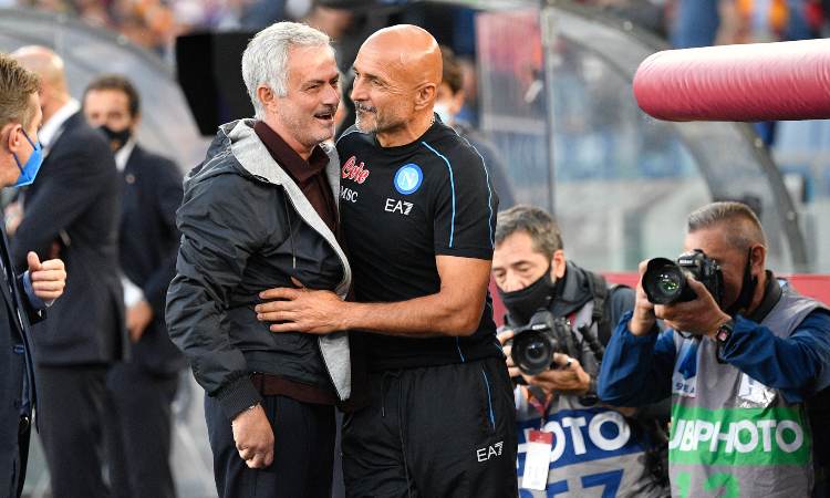 Mourinho Spalletti Roma Napoli