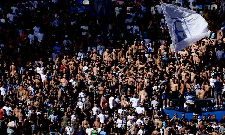 Tifosi del Napoli stadio