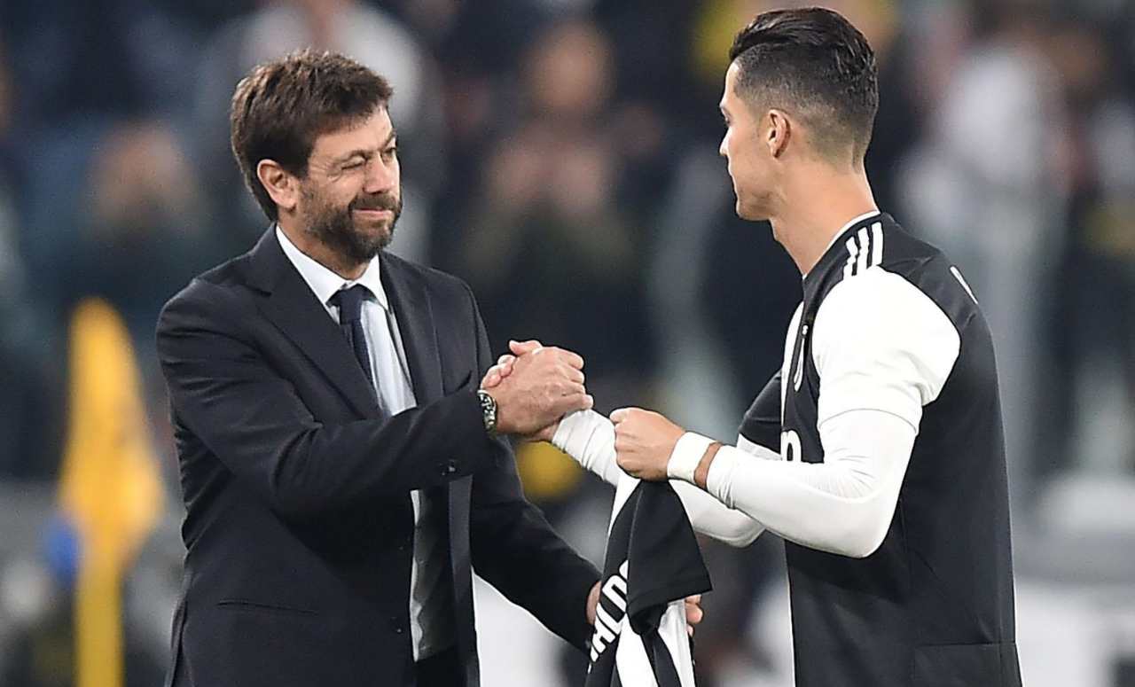 Ronaldo con Andrea Agnelli 