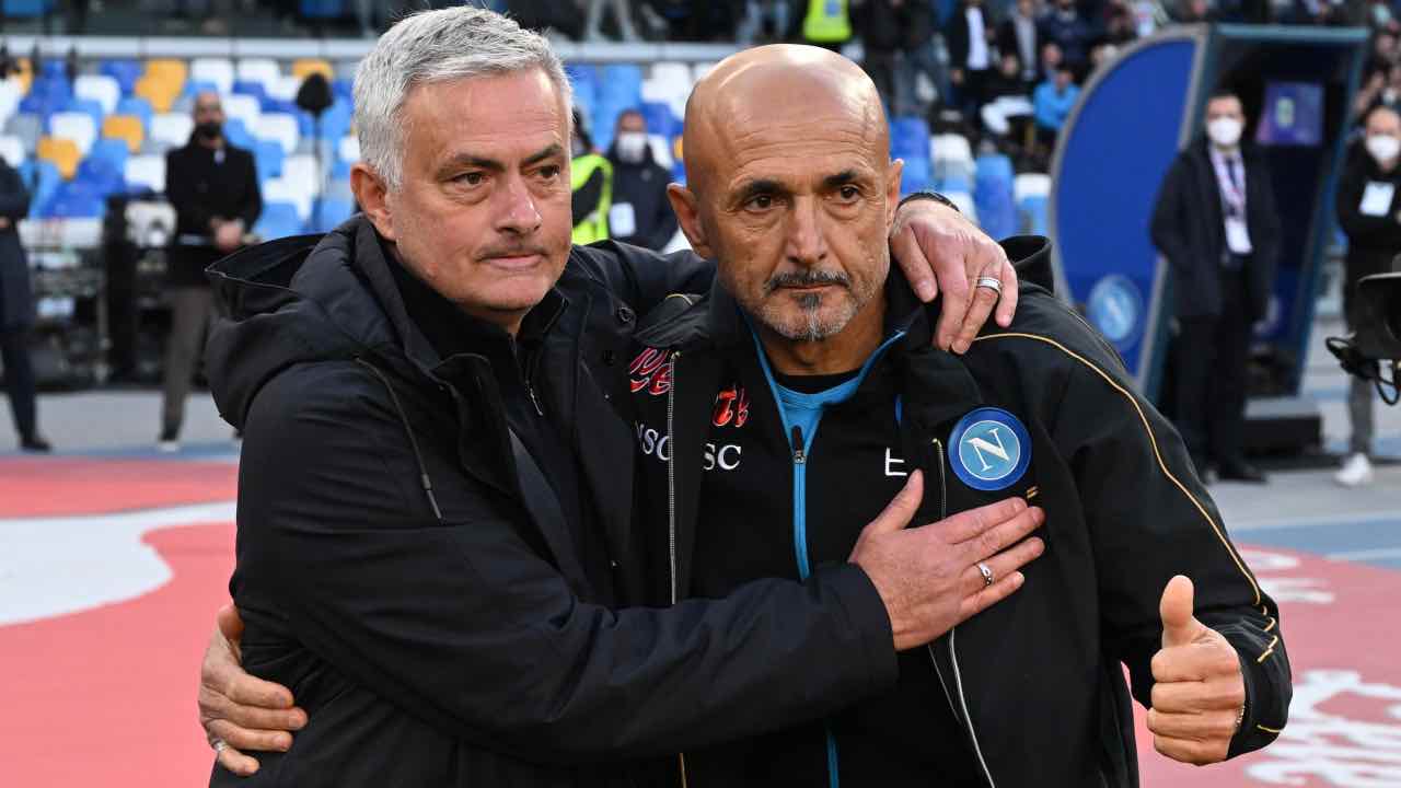 Spalletti Napoli Mourinho Roma