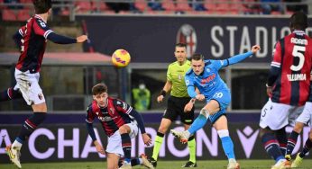 Napoli-Bologna, infortunio pesantissimo: adesso la partita sarà dura