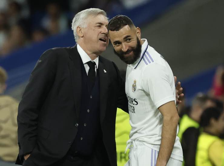 Ancelotti Benzema Real Madrid