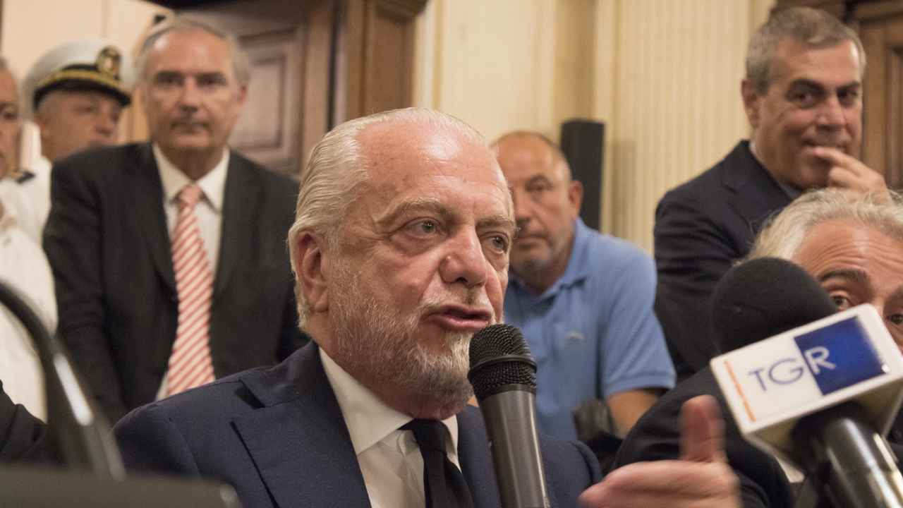 Aurelio De Laurentiis, presidente del Napoli