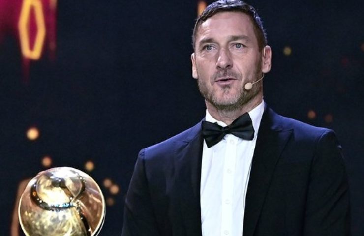 Francesco Totti ai Dubai Globe Awards