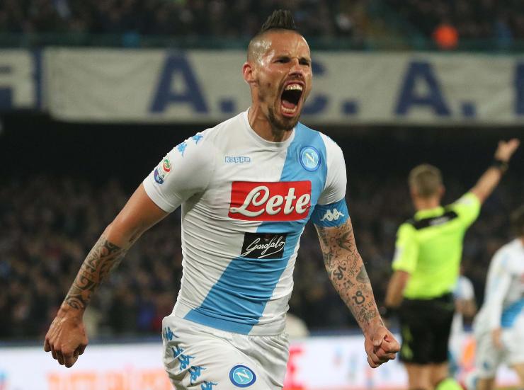 Hamsik con il Napoli - Napolicalciolive.com