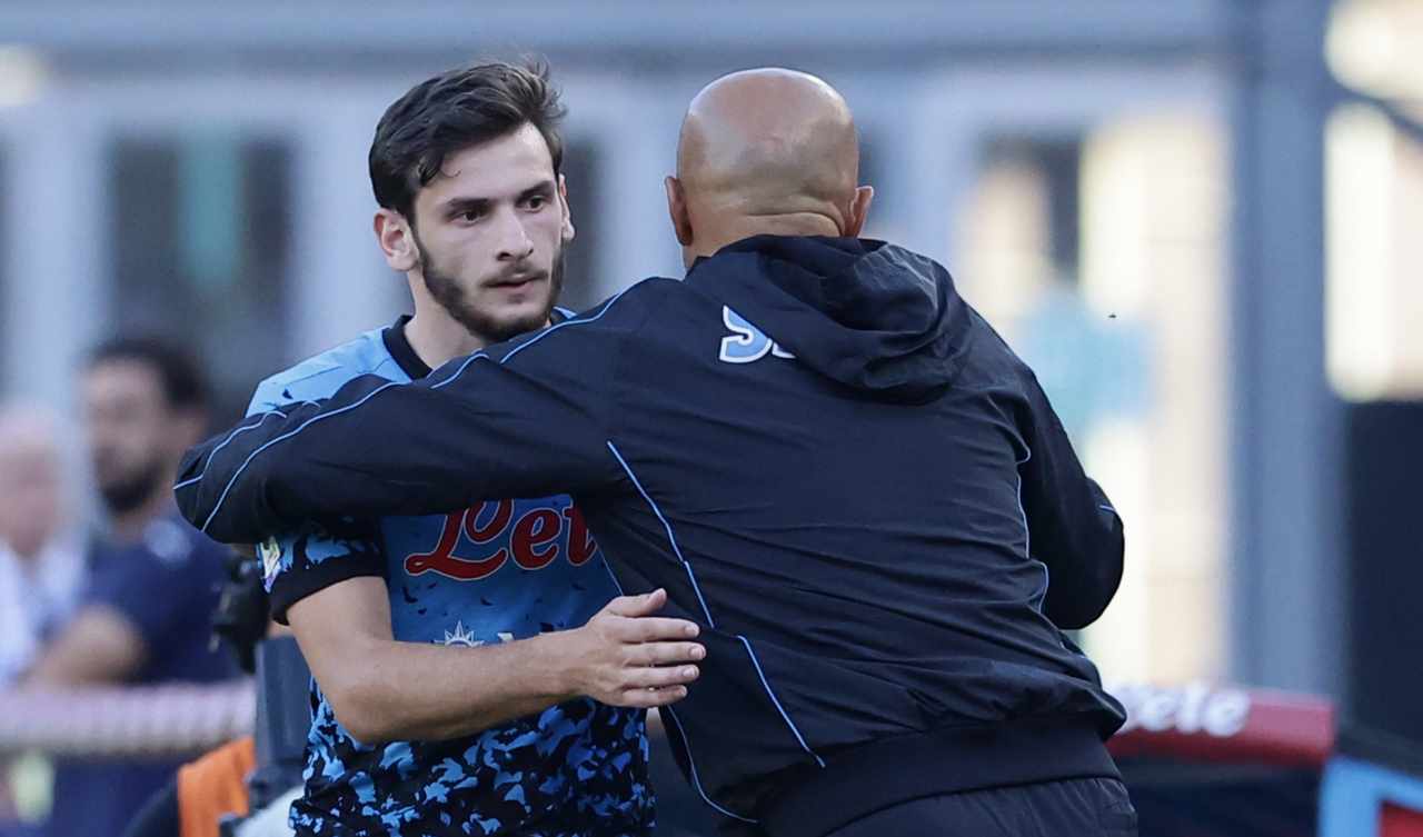 Kvaratskhelia con Spalletti 