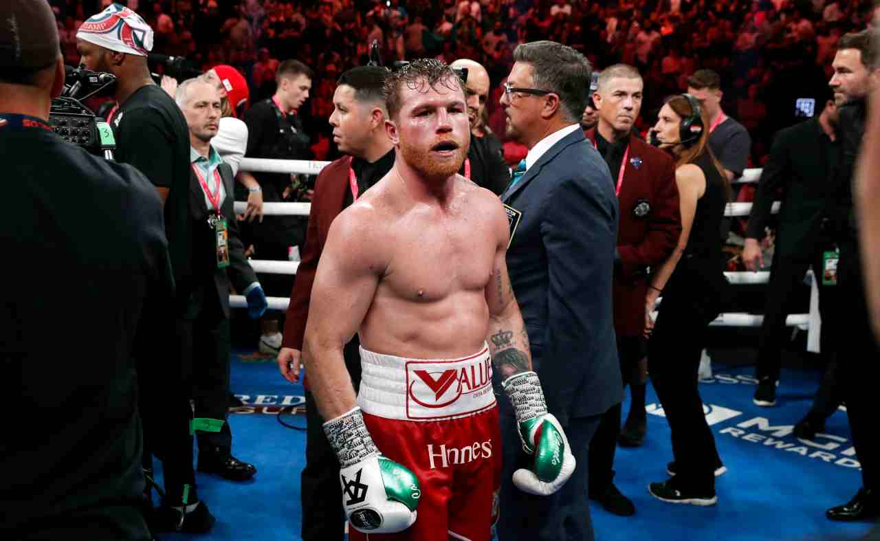 Saul ‘Canelo’ Alvarez sul ring