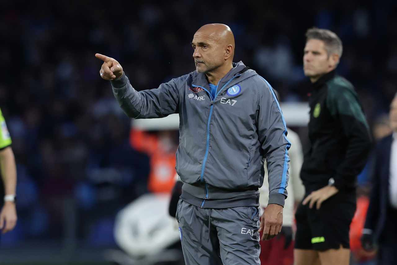 Spalletti dà indicazioni 