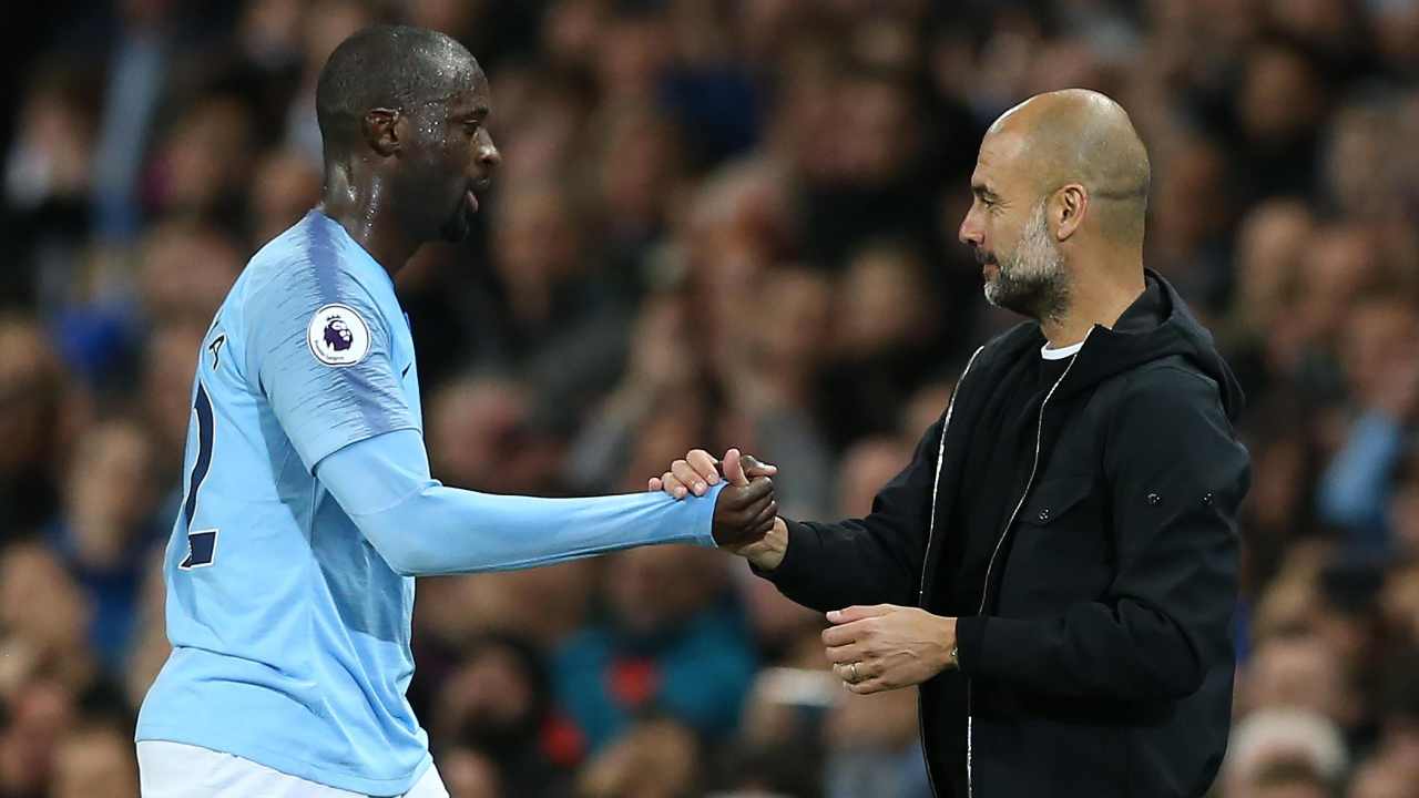 Yaya Touré e Pep Guardiola napolicalciolive.com 22112022