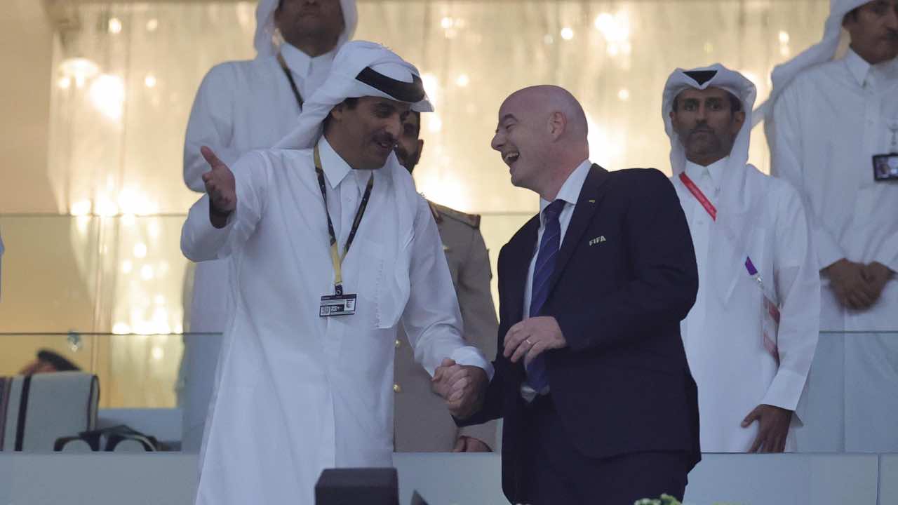 Infantino Al Thani Qatar FIFA