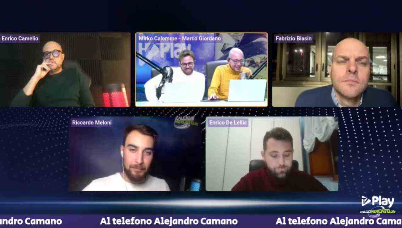 Alejandro Camaño in collegamento telefonico con TVPlay napolicalciolive.com 23122022