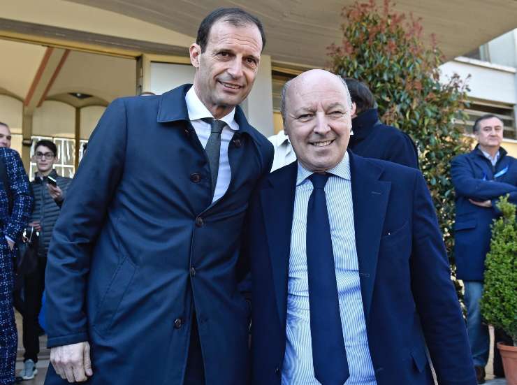 Allegri e Marotta alla Juve - Napolicalciolive.com