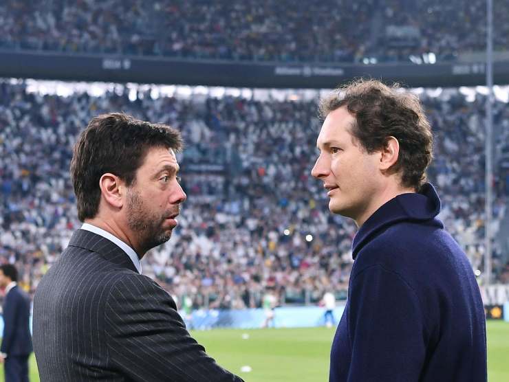 Andrea Agnelli e John Elkann - Napolicalciolive.com