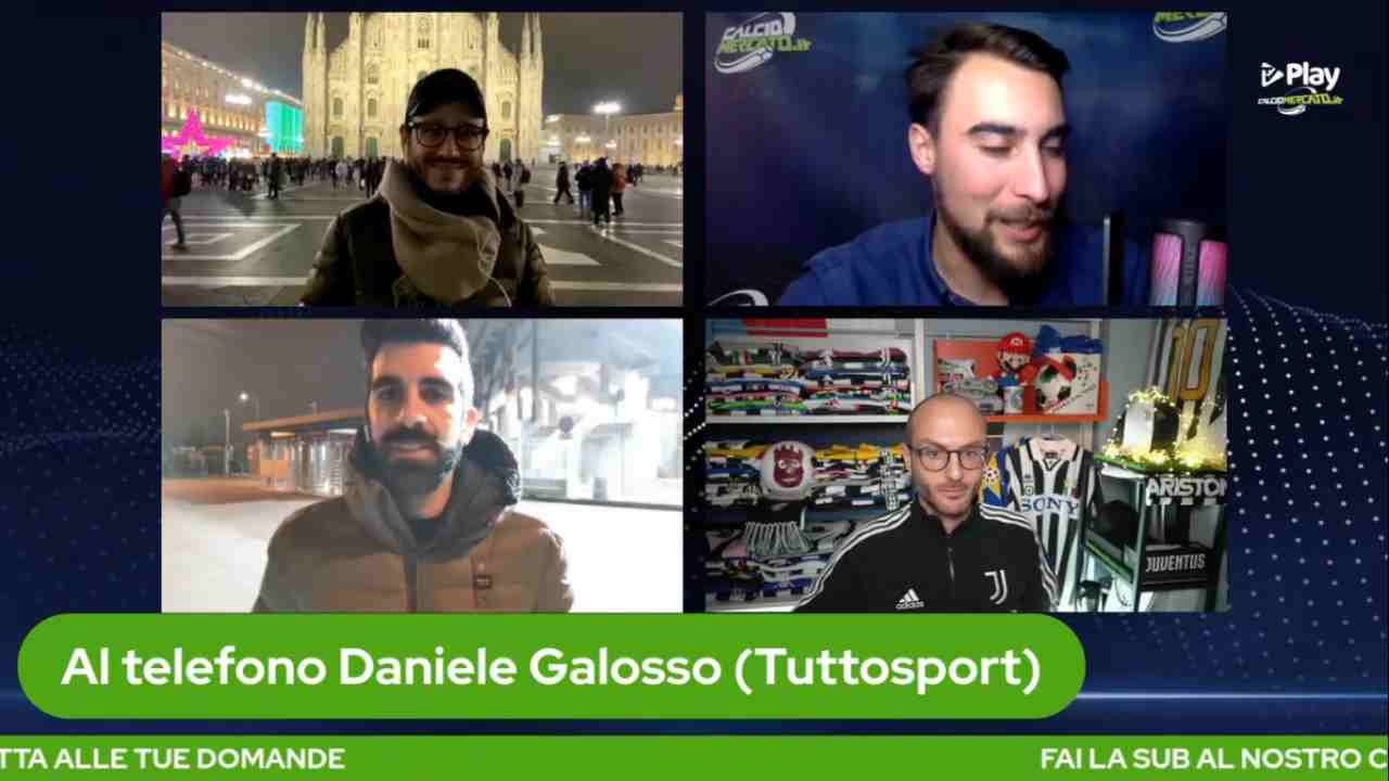 Daniele Galosso in collegamento telefonico con TVPlay napolicalciolive.com 14122022