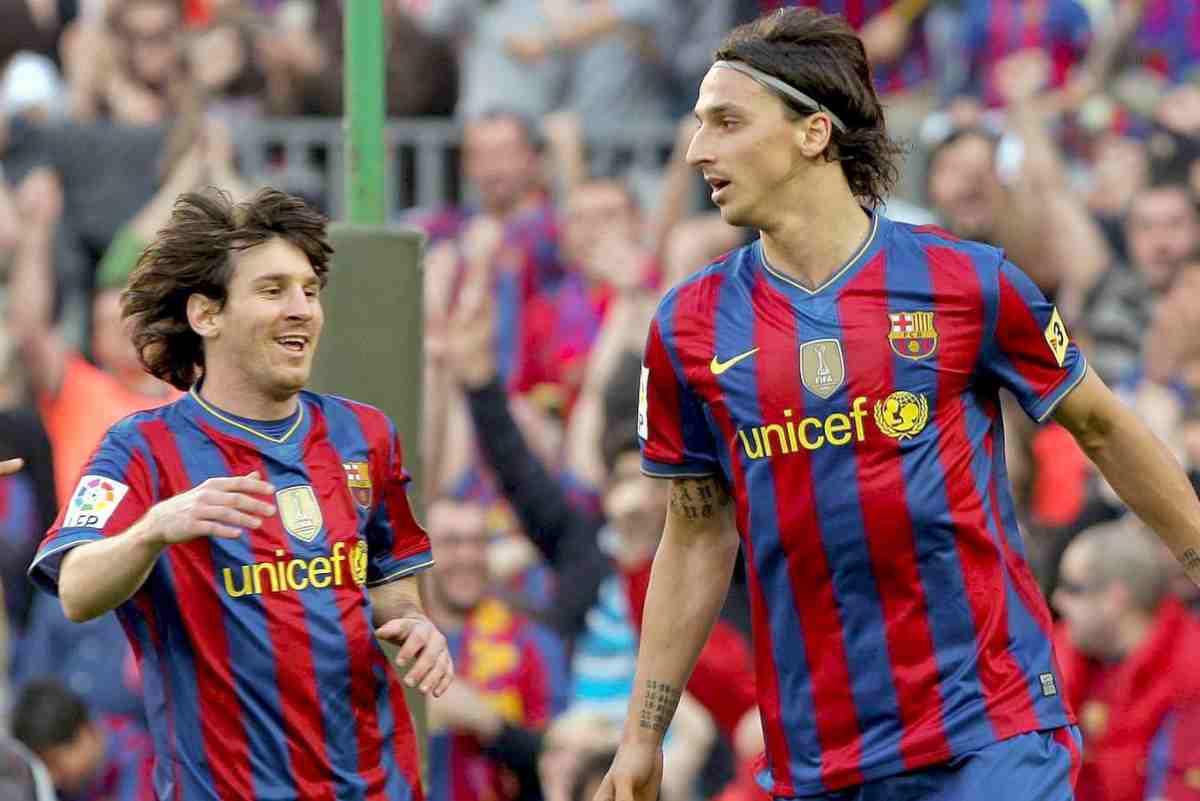 Ibrahimovic e Messi ai tempi del Barcellona - Napolicalciolive.com