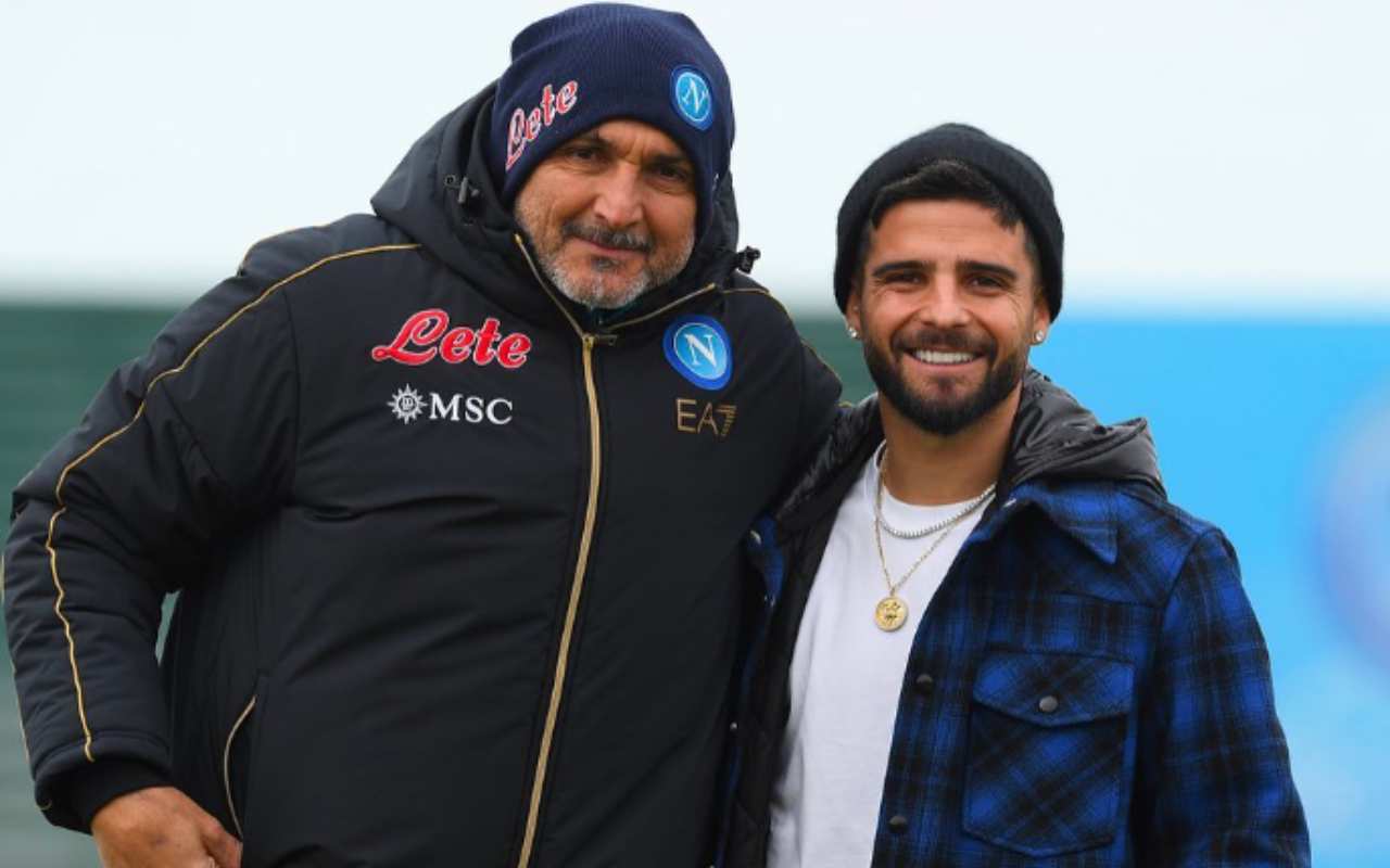 Insigne e Spalletti (credit: Instagram - Napoli) - Napolicalciolive.com