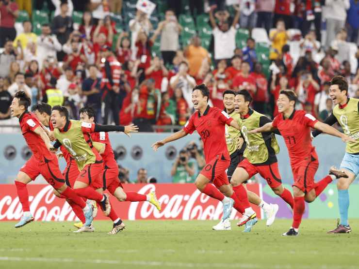 La Corea del Sud esulta dopo il passaggio del turno - Napolicalciolive.com