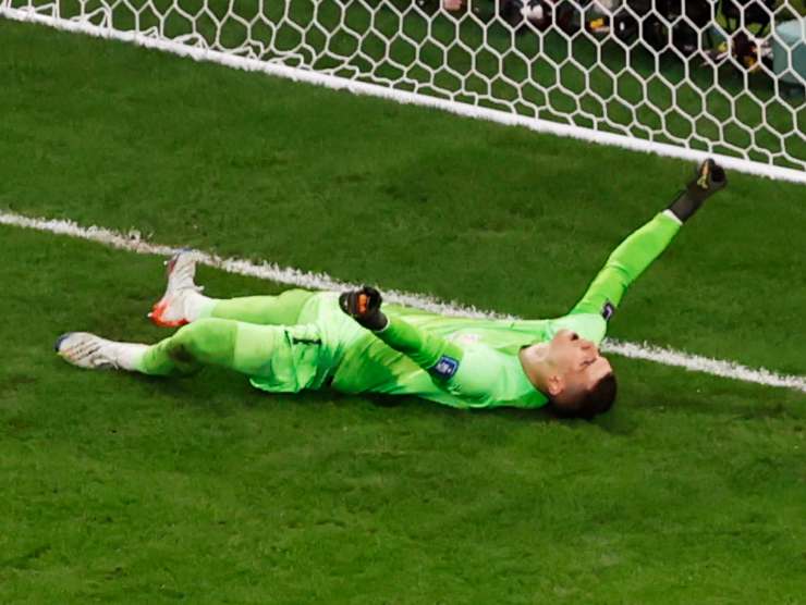 Livakovic esulta per l'accesso alle semifinali - Napolicalciolive.com