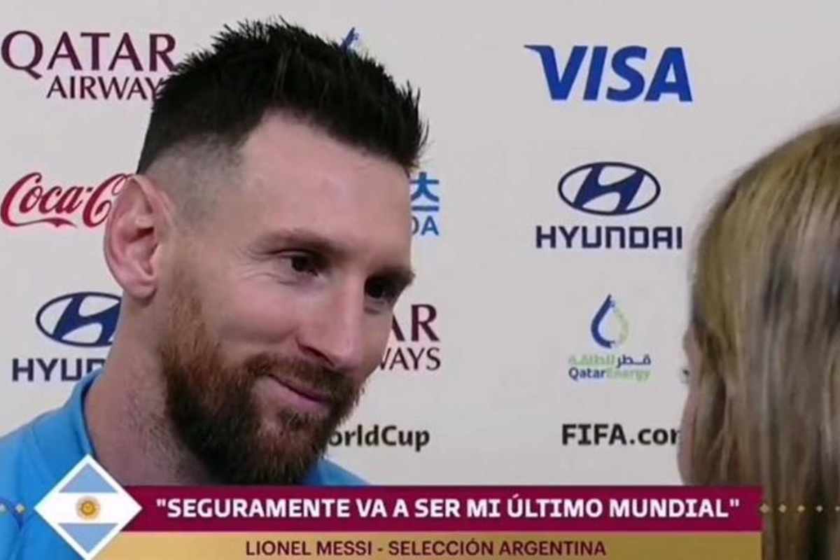 Messi commosso durante l'intervista (credit: La Gazzetta dello Sport) - Napolicalciolive.com