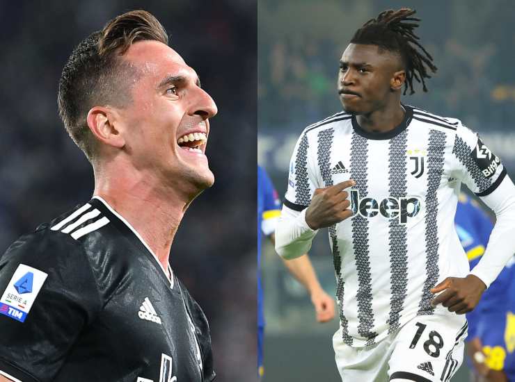 Arkadiusz Milik e Moise Kean - Napolicalciolive.com