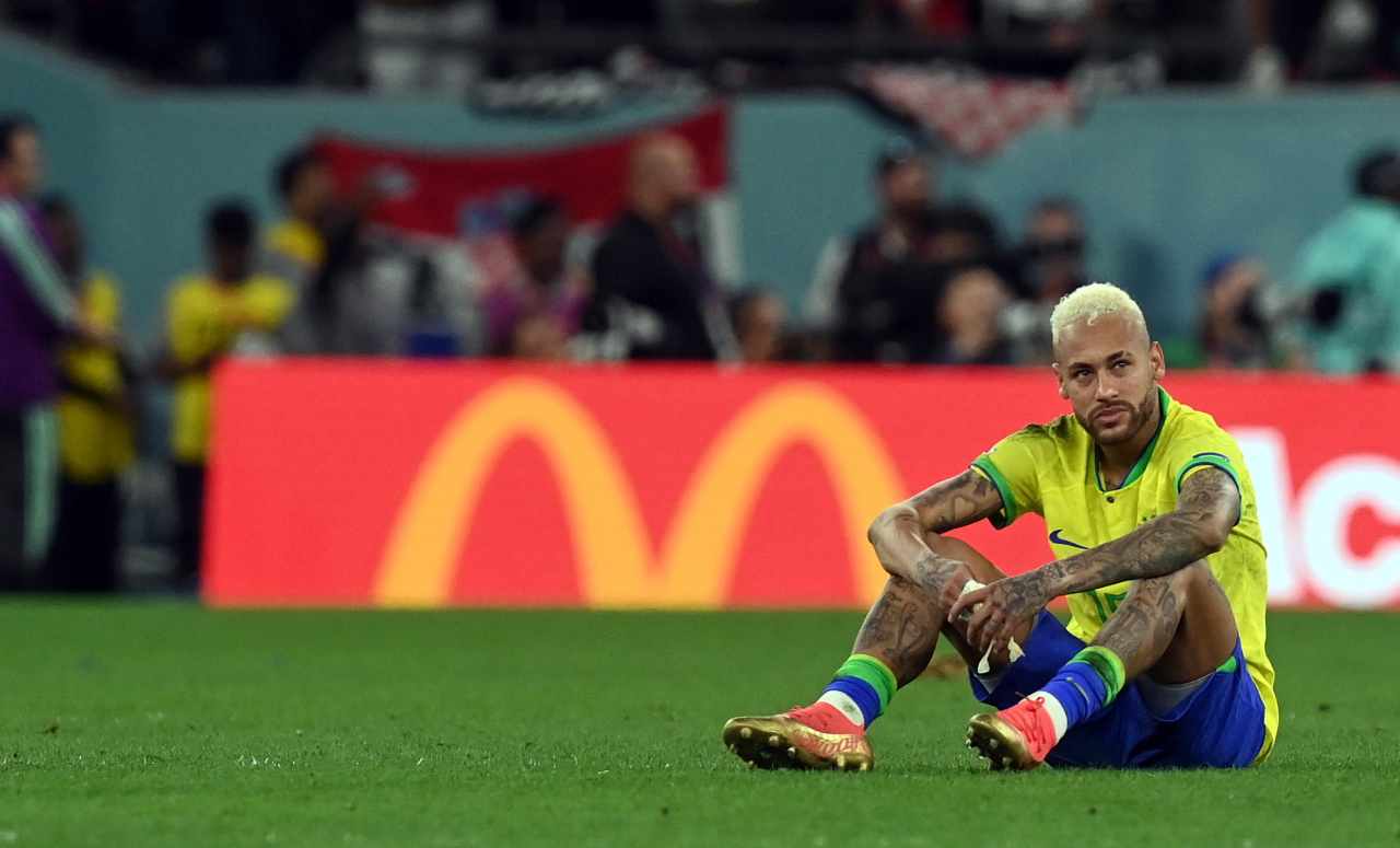 Neymar deluso dopo l'eliminazione - Napolicalciolive.com