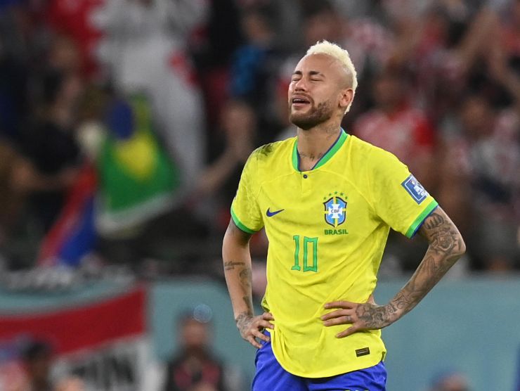 Neymar in lacrime dopo l'errore di Marquinhos - Napolicalciolive.com