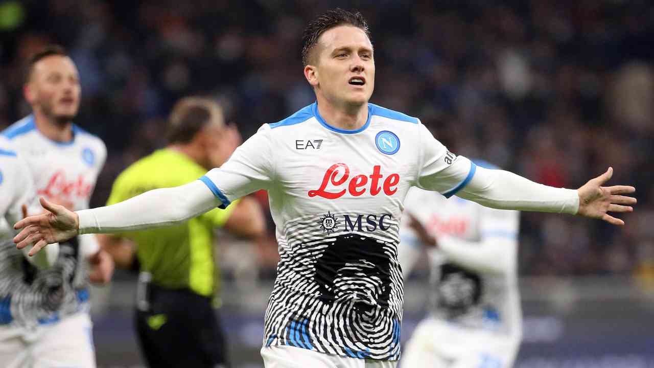 Piotr Zielinski in Inter-Napoli della passata stagione napolicalciolive.com 02122022