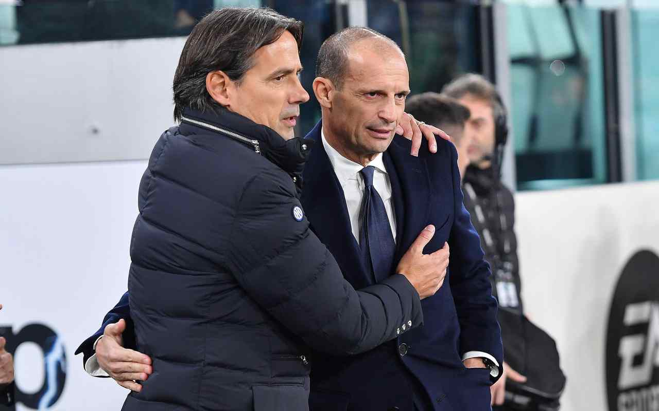 Simone Inzaghi e Max Allegri - Napolicalciolive.com