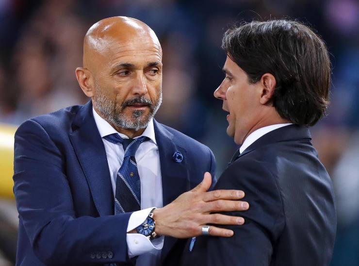 Luciano Spalletti e Simone Inzaghi - Napolicalciolive.com