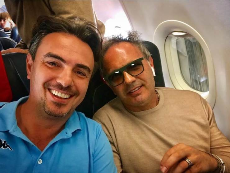 Stefano Versace con Sinisa Mihajlovic - Napolicalciolive.com